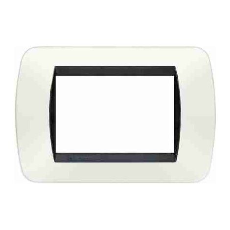 BTIL4803PB Placca Livinglight 3 moduli