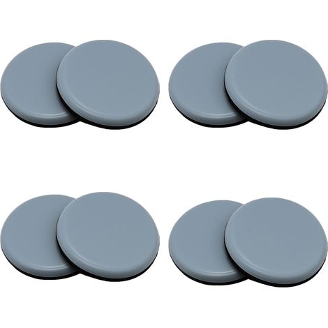 8 Pièces Patins pour Meubles, Patins PTFE 50 mm pour Meuble Lourd, Patin Teflon pour Déplacer Facilement Les Meubles Lourds (1/5)