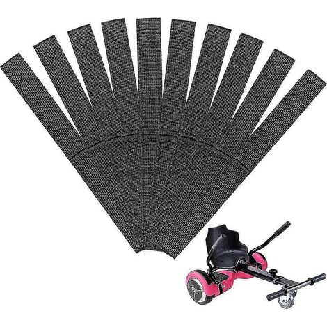Ensemble de 10 sangles accessoires réglables, compatibles avec les sangles de siège en nylon pour trotteurs d'équilibre et compatibles avec les sangles Velcro pour trotteurs d'équilibre. (1/4)