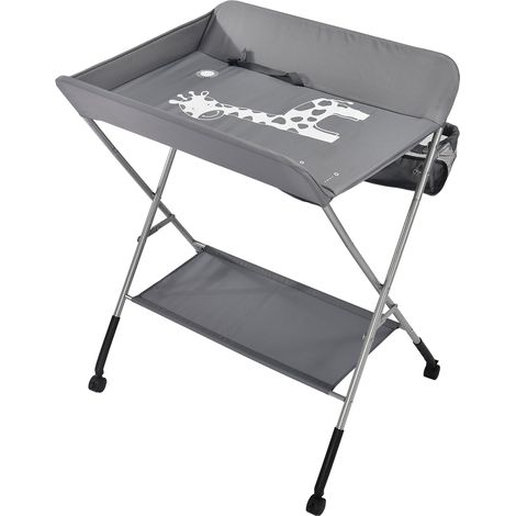 SiFree® Table à Langer Pliable,Station à langer pour bébé portable,Table à Langer Pliable et Portable Table à Langer avec Panier de Rangement à Côté - 806599cm (1/5)