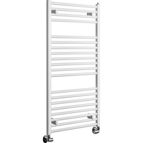 Radiateur de salle de bain DIRECT avec raccordement latéral 450x960 mm, blanc (1/3)
