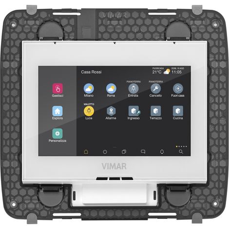 VIMAR - 01420.B Touch screen domotico IP 4,3 PoE 8M b.co