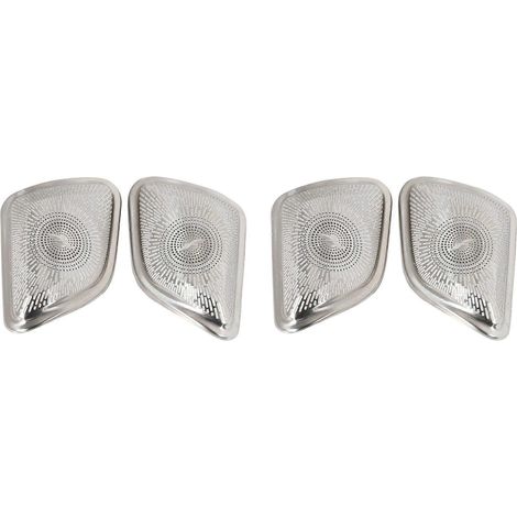 2x Cache-tweeters en alliage d'aluminium pour haut-parleurs de voiture, compatibles avec Mercedes-Benz GLE GLS Classe W167 X167 2020 (1/5)