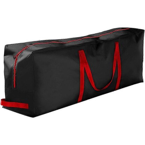 Sac de rangement pour sapin de Noël robuste grand format léger imperméable et anti-poussière noir 122 x 38 x 51 cm taille SZR (1/4)