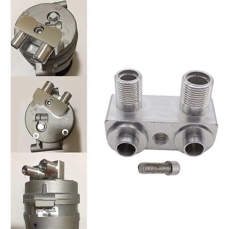 Conduites de climatisation, compresseur de climatisation, déshydrateur, condenseur, adaptateur de raccord de radiateur (1/4)