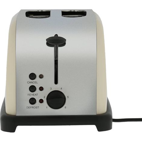 Furniture Limited - Tostapane MBR-80 Retrò 920 W Crema e Nero (1/5)