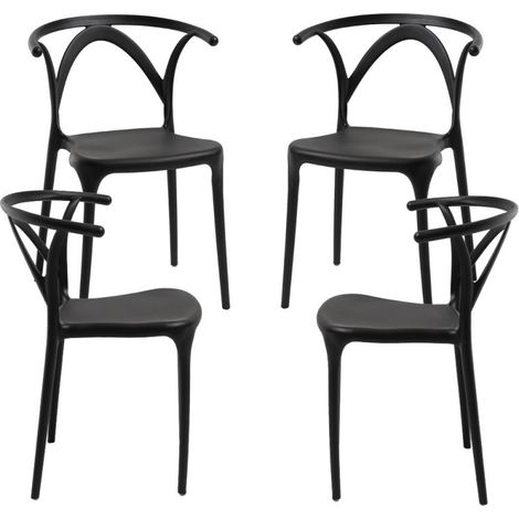Packs Sillas Jardín - Pack 4 Sillas Aniel - Blanco (1/5)