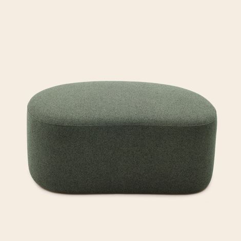 Pouf en Revêtement en tissu texturé JULIKA (1/4)