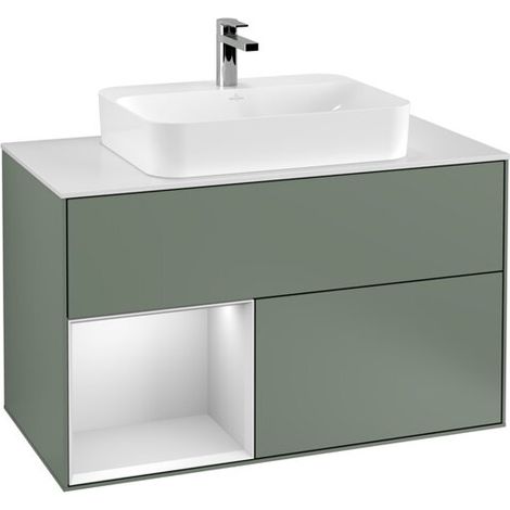 Villeroy & Boch G361MTGM meuble sous-lavabo Finion G36 (1/2)