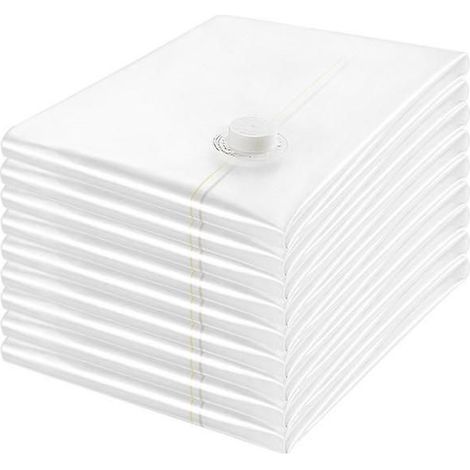 Sacs sous vide réutilisables 6 pièces 70x50cm pour couettes, oreillers, linge de lit, rideaux et serviettes (1/4)