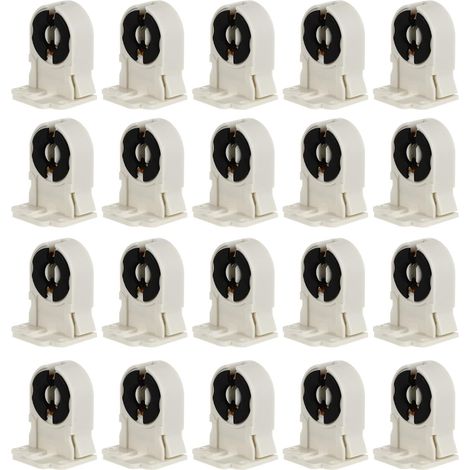 VILLCASE Portails pour Tube Fluorescent Support Résistant à la