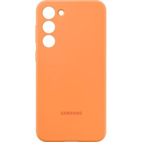 Coque en silicone pour Samsung Galaxy S23+ 5G Orange Abricot (1/3)