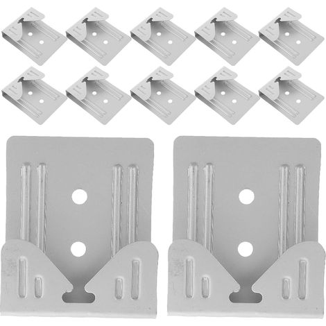 Unomor Fixations murales pour miroirs lot de 12 supports (1/5)