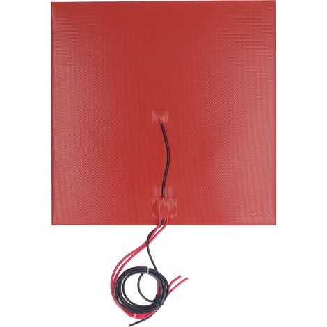 Plaque chauffante silicone 300 mm 350W 24V pour lit d'imprimante 3D, adhésif fort, thermistance 100K, chauffe-lit DC (1/5)