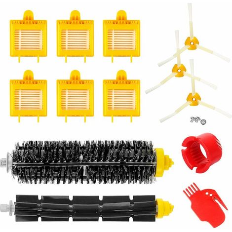 Accesorio para horno serie 700 para iRobot Roomba 700: kit de reemplazo de filtro HEPA con cepillo
