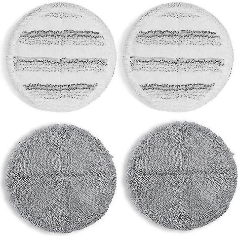 AURA Lot de 4 lingettes pour balai électrique, idéales pour le nettoyage des sols, notamment les parquets et autres surfaces en bois dur. (1/5)
