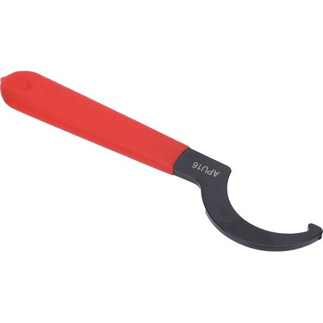 Clé à crochet APU16 en acier rapide durable, outil de serrage pour écrous de machines-outils et tour, clé plate réglable robuste. (1/5)