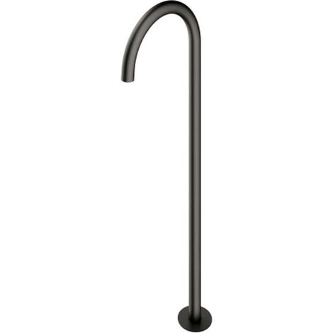 OMNIRES Y - Desagüe de bañera al suelo con cuerpo, grafito cepillado WWYGR (1/2)