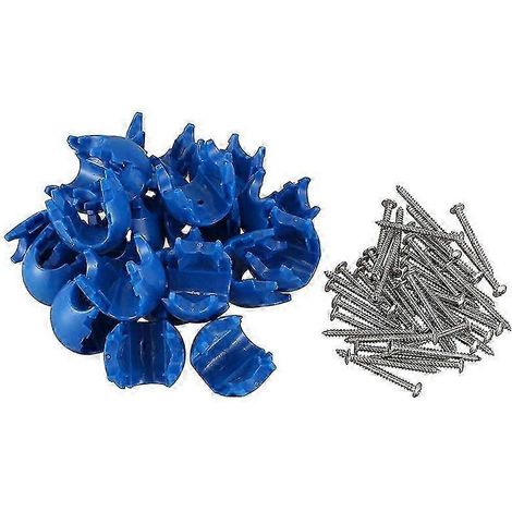 20 unidades de conectores de red de plástico de 12 mm con hebilla, accesorios de escalada para columpios de exterior, edición 0617