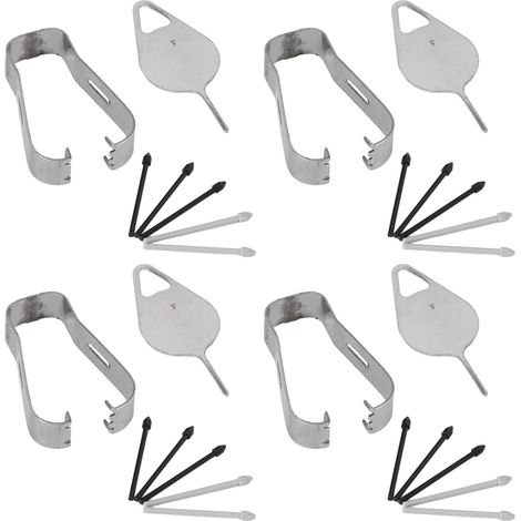 4 Lot Pointes de Stylet de Rechange 20 Embouts 4 Dé à Coudre 4 Pincettes Embouts de Stylet Tactile pour Galaxy Tab S6 T860 T865 (1/5)
