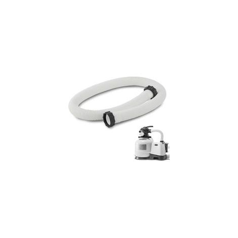 Tuyau de Piscine 38 mm, 150cm Tuyau de Rechange pour Piscine, Flexible pour Pompe de Piscine et Aspirateur, pour Pompe de Filtration pour Intex