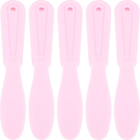 5PCS Spatule à Plâtre Ergonomique Facile à Nettoyer Résistante à l'Usure pour Mélange et Application Rose (1/5)