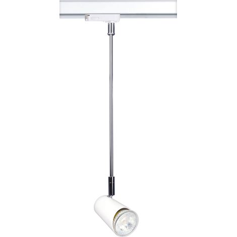 JUDY 223 Spot Rail 3 all.023 GU10 sur tige lpe LED 3,6W 3000K 400lm dimm. ARIC 4405