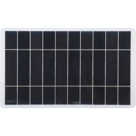 Chargeur solaire blanc 8W 5V panneau monocristallin portable mini batterie externe panneaux solaires pour appareils mobiles (1/5)