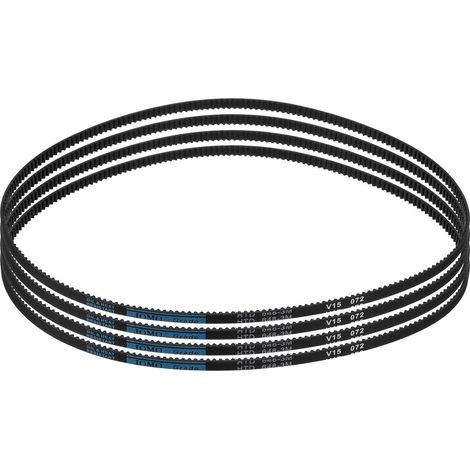 4pcs HTD-3M Rubber Timing Belt, 216 Teeth, 648mm Pitch Length x 6mm Width x 2.4mm Height, Closed Loop Pulley Belt (1/5)