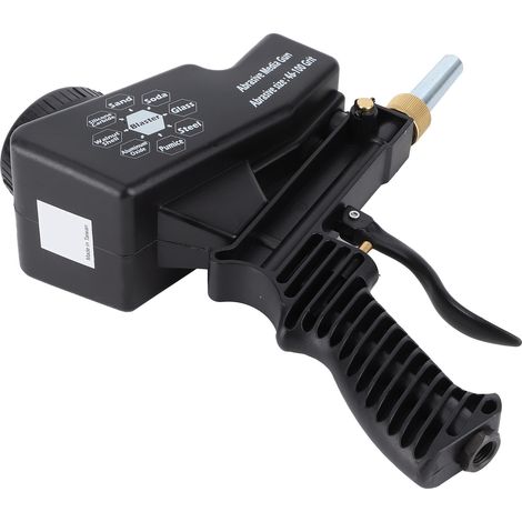 Pistolet de sablage portable à gravité, petit modèle, pour voitures et automobiles, noir (1/5)