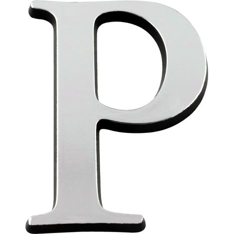 Lettre P Argent Hauteur 60mm - 4623085 (1/2)