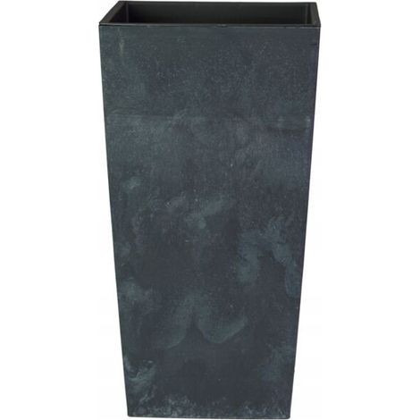 Grand pot de fleurs Effet Urbi DURS265E avec insert Anthracite - Grand pot de fleurs Effet Urbi DURS265E avec insert Anthracite (1/5)