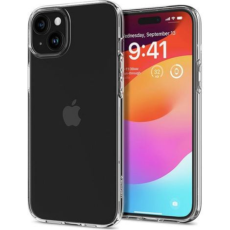Funda Spigen Liquid Crystal para iPhone 15 de 6,1" transparente (ACS06786) (1/5)