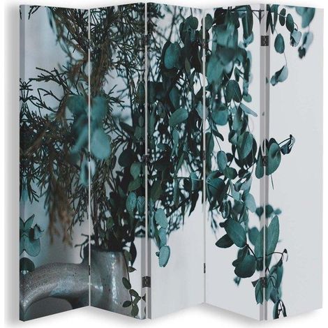 Paravento bilaterale 360, Pianta verde in vaso - 180x170 (1/5)
