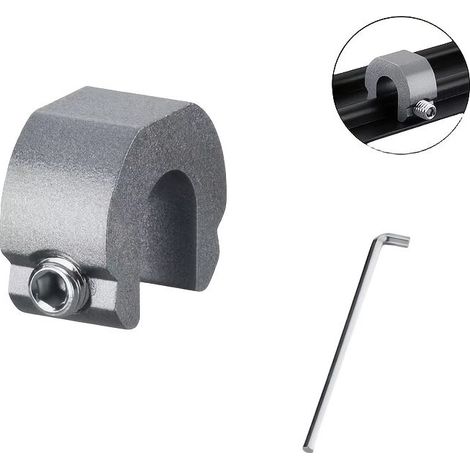 Kaelt - 3 serrures de fenêtre, Serrure de fenêtre du sol au plafond, Serrure de porte coulissante, Serrure de sécurité protectrice et limiteur anti-vol, Gris (1/5)