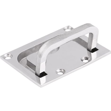 Accessoire de levage,1pcs Poignée de Tirage Bateau de Trappe, Traction en Acier Inoxydable Casier de Trappe Affleurant de Bateau (1/5)