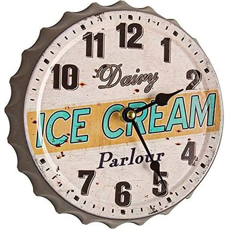 Orologio da Parete in Latta Ice Cream Bizzotto - 0180184