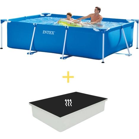 Intex Piscine Tubulaire Rectangulaire - 260x160x65 cm - 2-pièces S21249