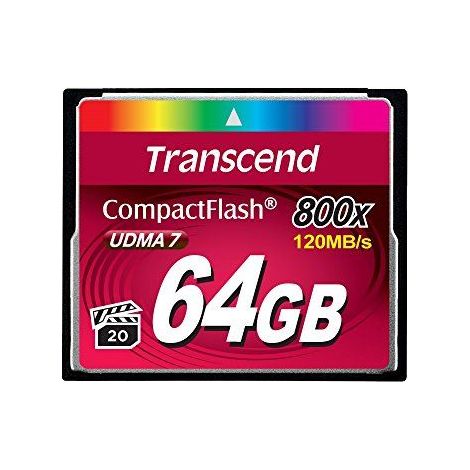 Transcend 64GB 800x CF CompactFlash MLC (1/5)