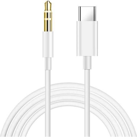 Câble USB C vers 3,5mm Jack,Câble USB C Jack 3.5mm Adaptateur Jack Audio Voiture Auxiliare Câble Stéréo,1M