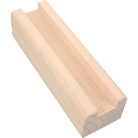 Support sur Pied pour Miroir en Bois Design Antidérapant et Structure Stable, pour Décoration Intérieure Moderne et Élégante (1/5)