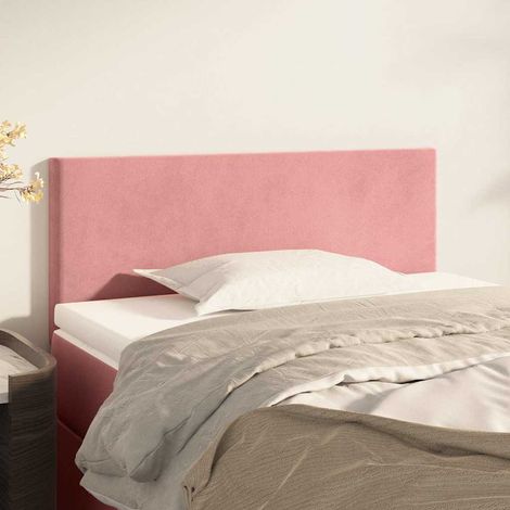 vidaXL Tête de lit Rose 80x5x78/88 cm Velours (1/5)