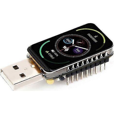 Waveshare RP2350 1,47-Zoll-LCD-Entwicklungsboard ARM Cortex-M33 mit RGB-LEDs, 172 x 320 Pixel, 16 MB Flash-Speicher, USB (A)-Anschluss, JXLGV (1/5)