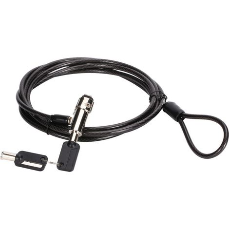 Conceptronic CUSTODIO02BN câble antivol Noir 1,8 m