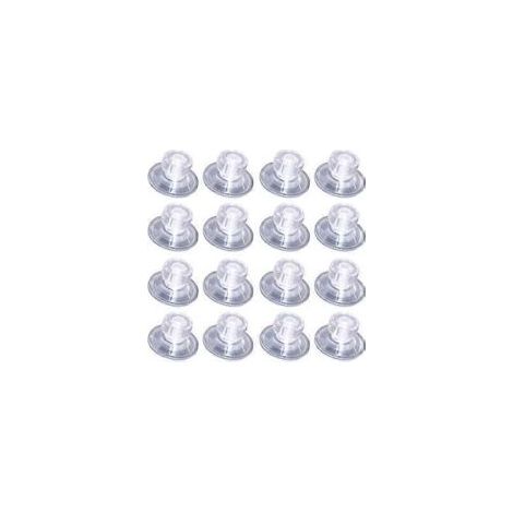 Juego de 16 ventosas de vidrio de 45 mm para caravana, autocaravana, furgoneta camper, toldo lateral, organizador colgante, hogar, cocina - Crezuo