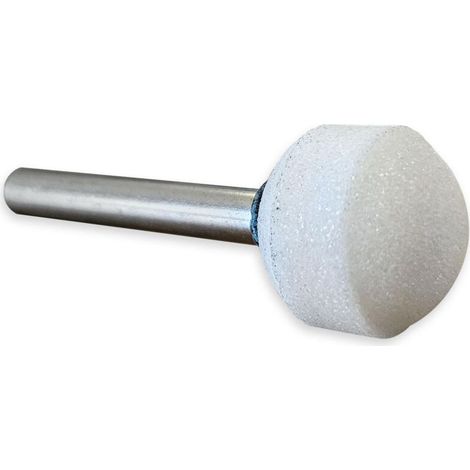 Disco abrasivo esférico de 20 mm para caucho y neumáticos – Desbaste previo a la reparación de neumáticos – Se puede usar con una mini amoladora o taladro