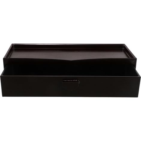 Organisateur de Baguettes Japonerie à Tiroir en Plastique Robuste Boîte de Rangement Compartimentée pour Baguettes et Cuillères Accessoire Cuisine pour Restaurants de Sushis et (1/5)