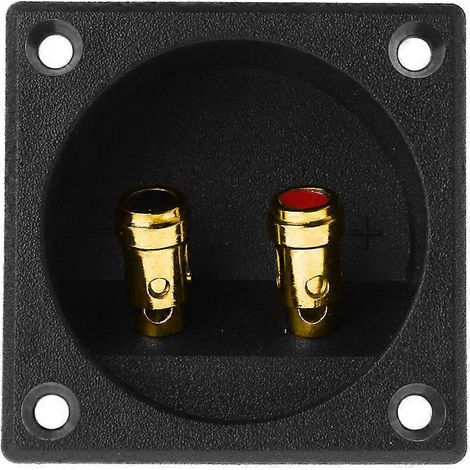 Connecteur à Ressort Carré pour Haut-Parleur 2 Pôles, DIY Auto-Maison