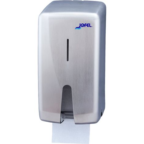 Jofel AF55000 futura doppia porta rotolo di carta igienica, in acciaio INOX satinato, home, 2 rotoli