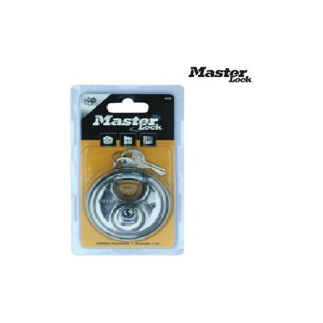 Master Lock 40EURD Lucchetto Marino Tondo a Chiavi, Grigio, 9,6 x 7 x 2,8 cm